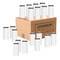 12oz Stainless Steel Skinny Can Coolers Sublimation-Ready Bulk- White